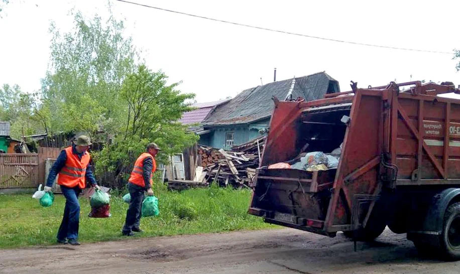 Вывоз мусора из частного дома в Белебее в октябре