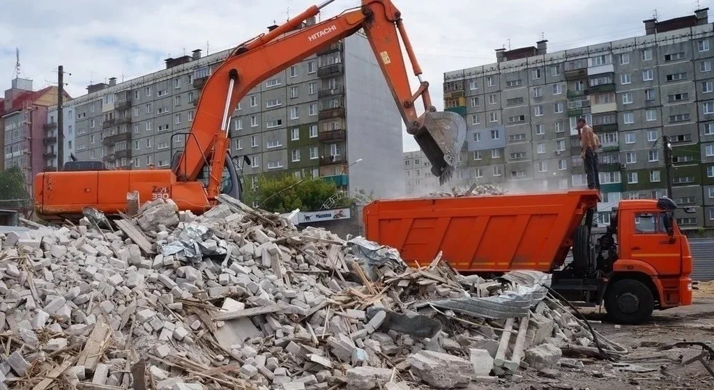 Профессиональный вывоз строительного мусора в Белебее в октябре