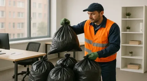 Уборка и вывоз мусора после мероприятий в Белебее в октябре